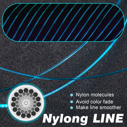 Linha de pesca de nylon ultradurável de 547 jardas/500 m da Sougayilang