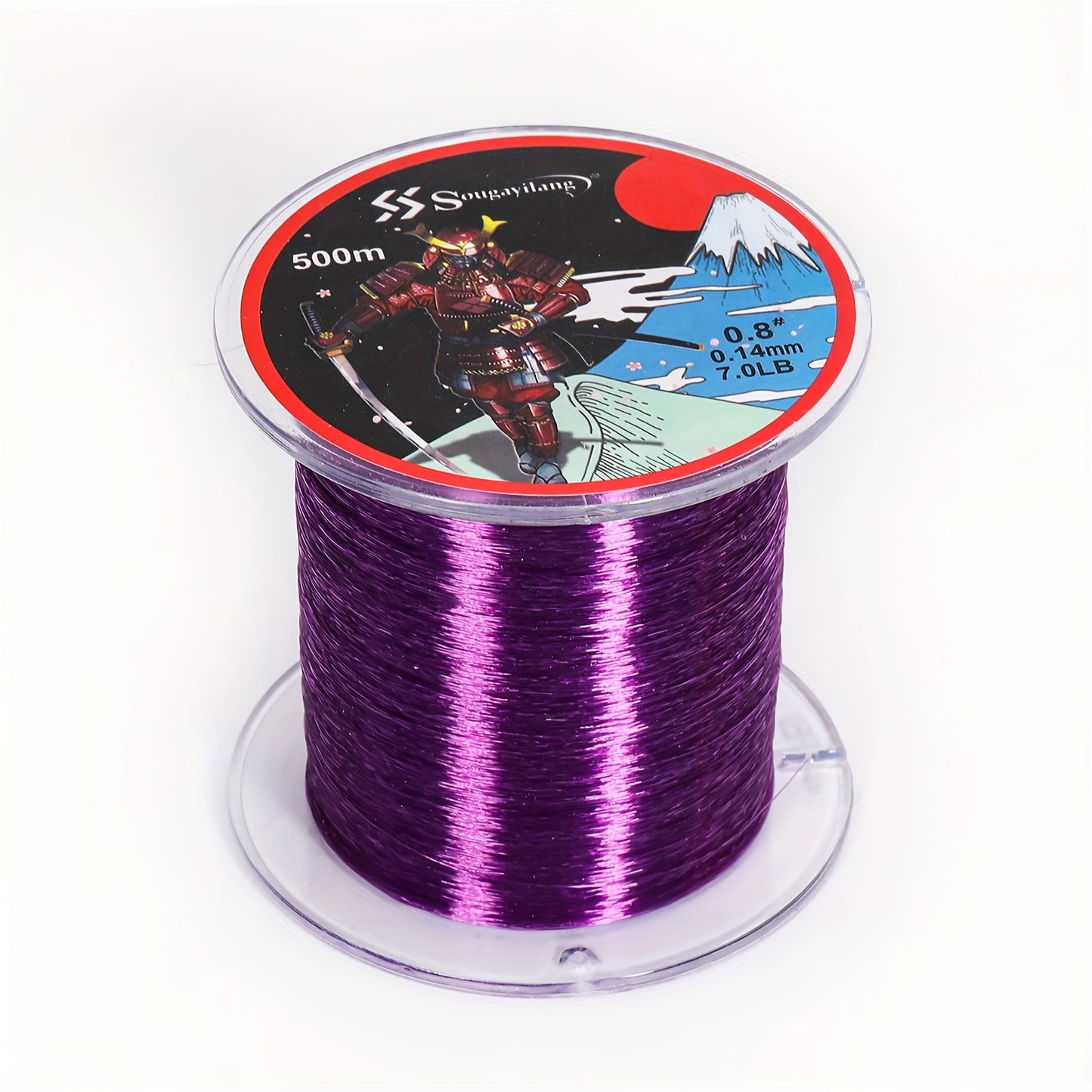 Linha de pesca de nylon monofilamento premium Sougayilang 4X, 500 m/546 jardas,