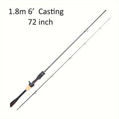 Vara de pesca ultraleve para pesca de crappie com cabo cônico