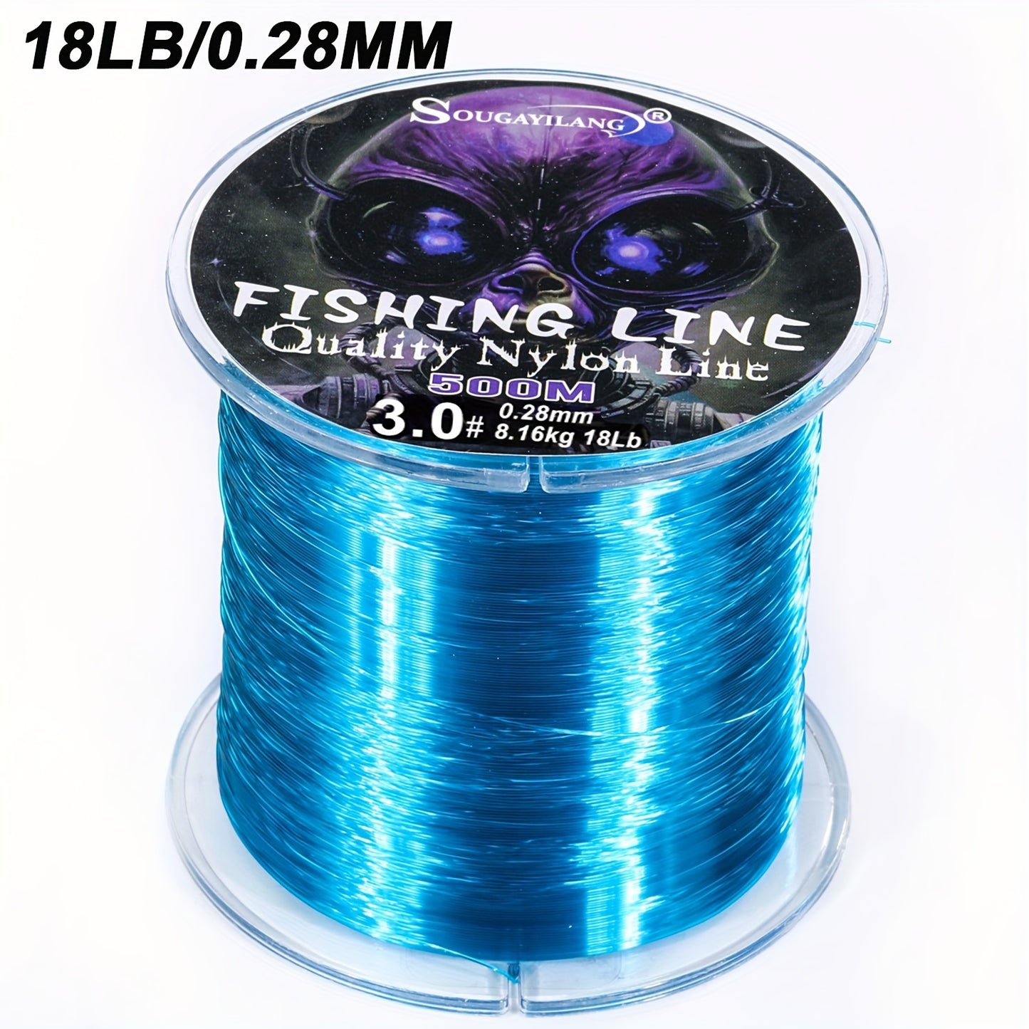 Linha de pesca de nylon ultradurável de 547 jardas/500 m da Sougayilang