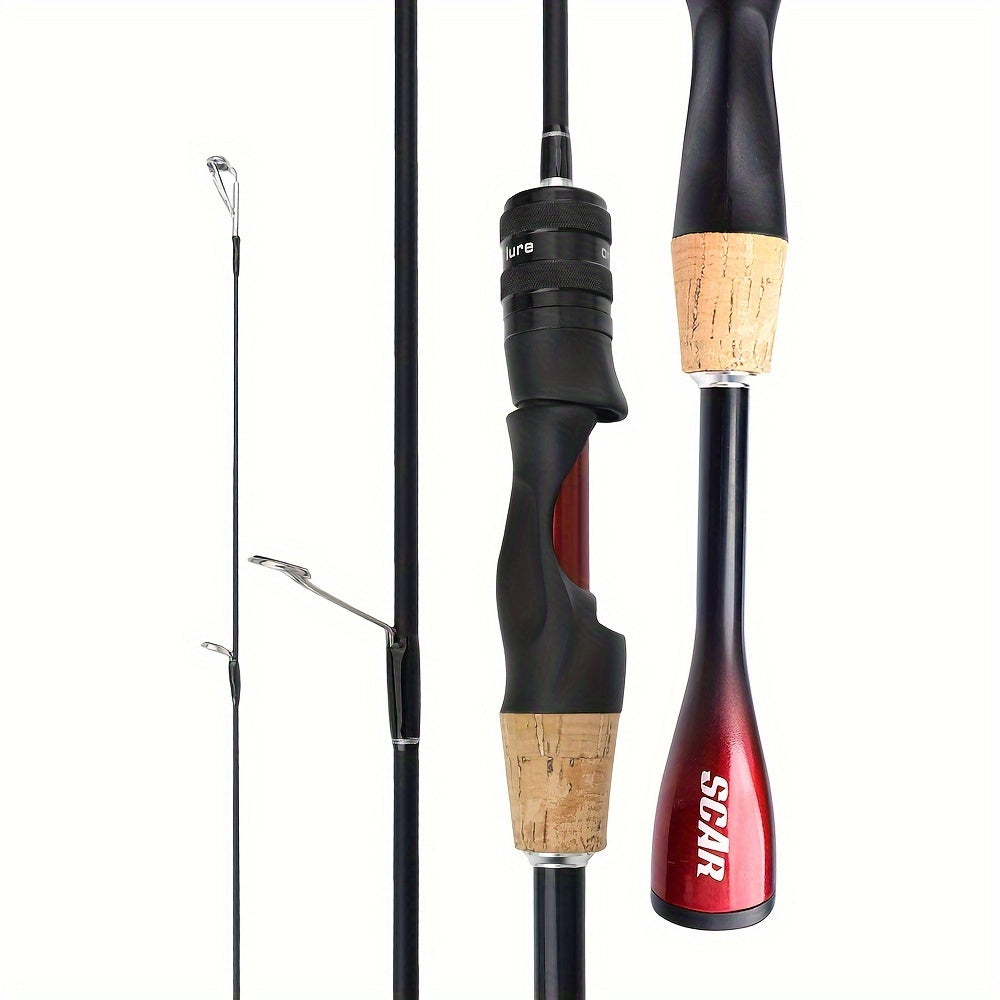 Vara de pesca ultraleve para pesca de crappie com cabo cônico