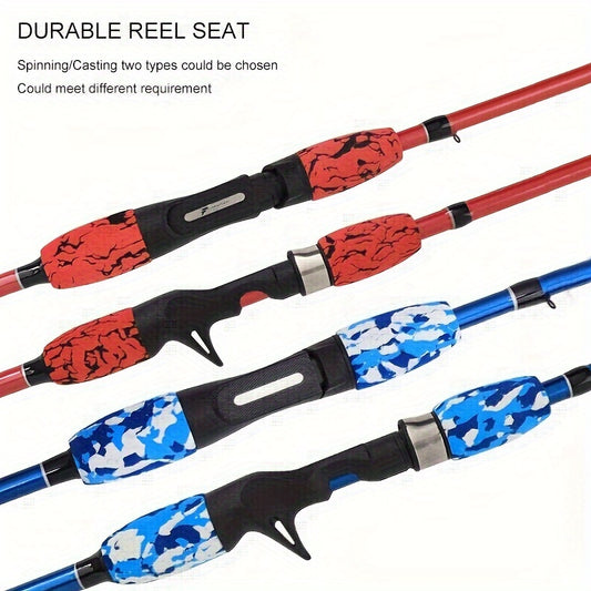 Conjunto de varas de pescar spinning/casting - 1,8 m/6', 2,1 m/7', 2,4 m/8'..