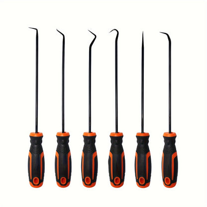 Conjunto de 6 ganchos de precisão para serviço pesado, vedação de óleo/anel