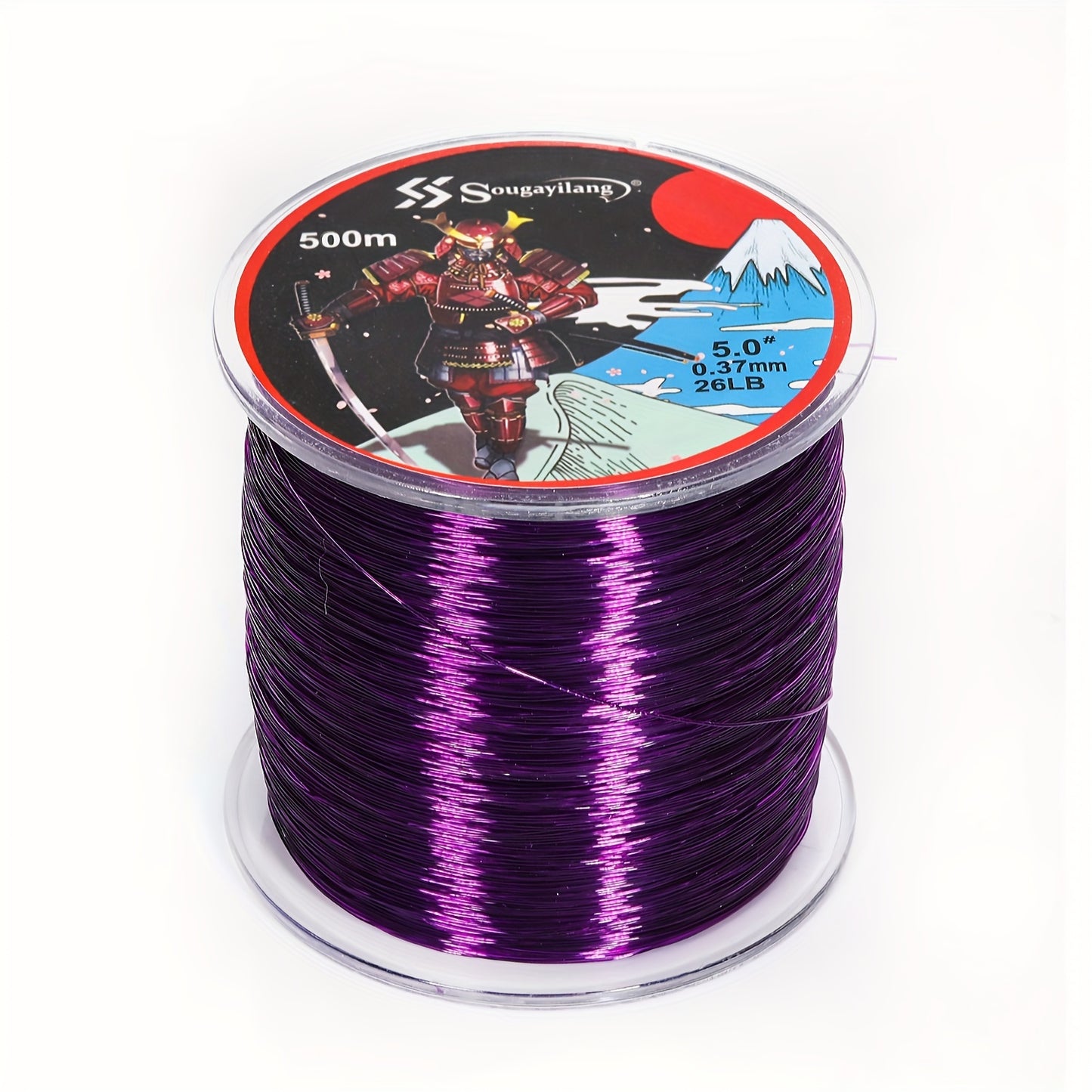 Linha de pesca de nylon monofilamento premium Sougayilang 4X, 500 m/546 jardas,