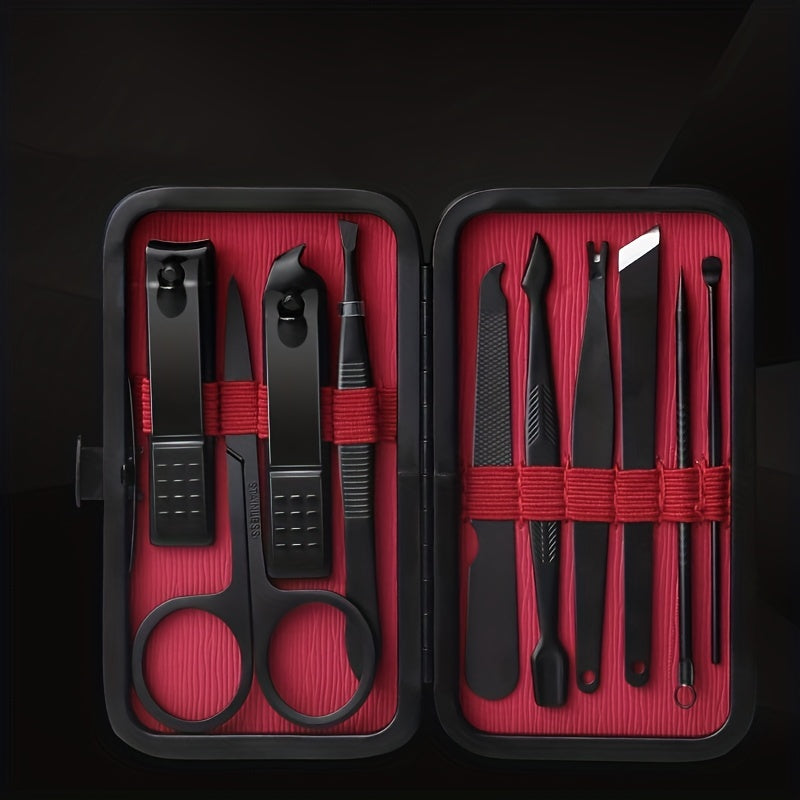 kit profissional para  manicure com 10 peças