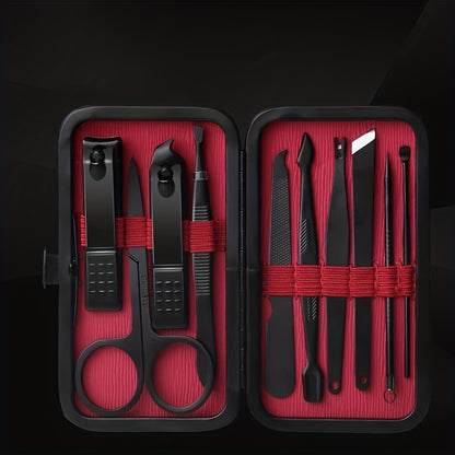 kit profissional para  manicure com 10 peças