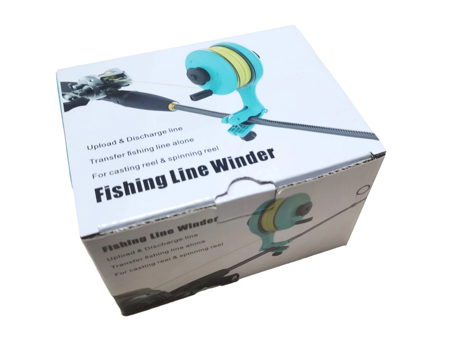 1 peça de enrolador de linha de pesca para carretel de isca e fiação, fácil de carregar