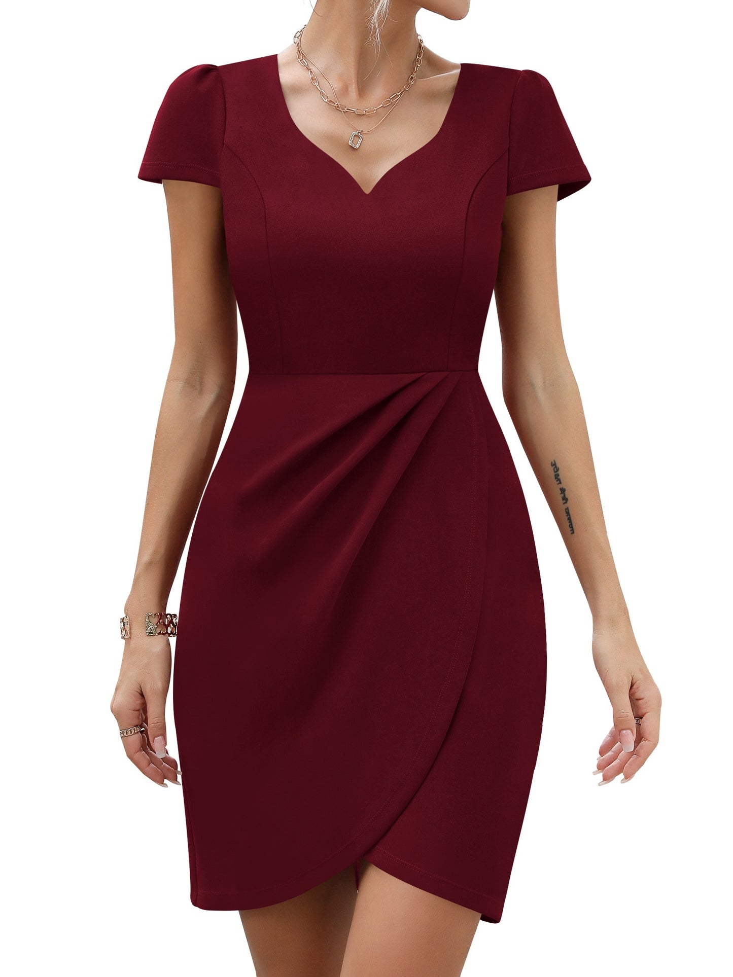 Vestido elegante, para madrinhas de casamento, festa de coquetel