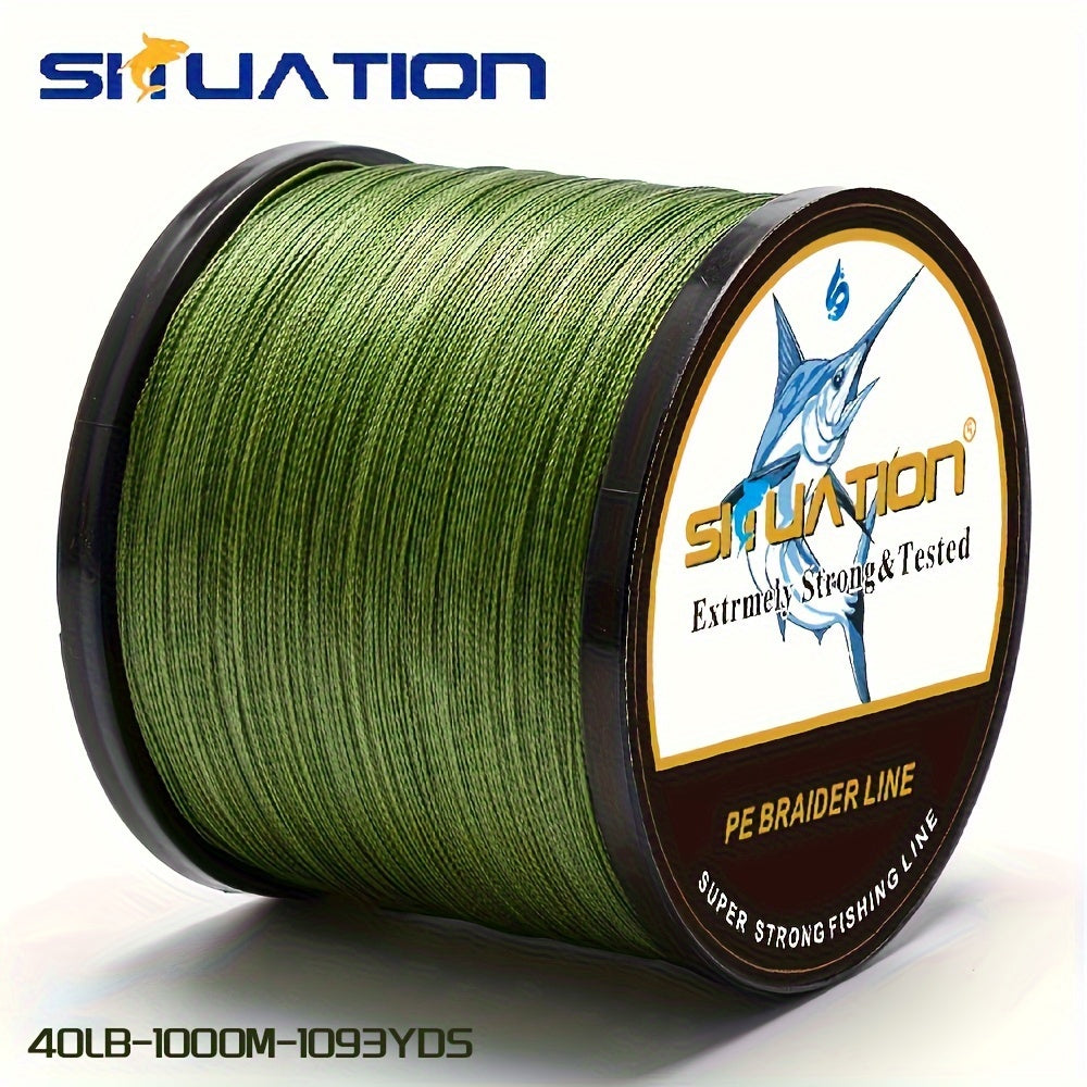 300M/328YDS, 500M/546YDS, linha de pesca super forte, fio trançado multifilar