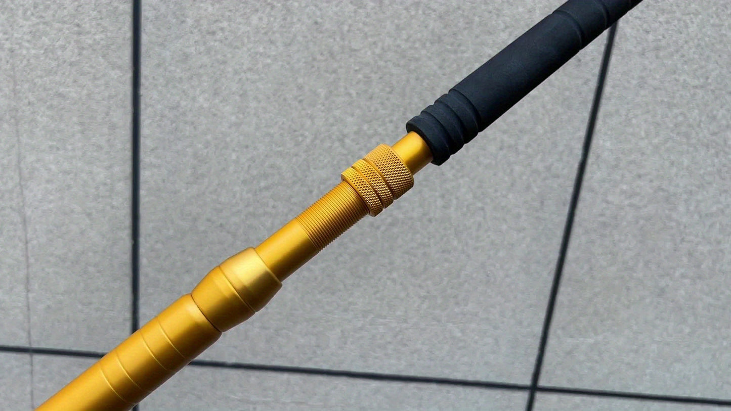Vara de pesca de corrico de 2 seções, vara de pesca de garoupa, vara de pesca lenta , 150-250 libras, 1,6 m/5,25 pés, 1,8 m/5,91 pés, 2,1 m/6,89 pés