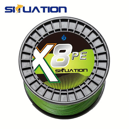Linha de pesca super forte 1000M/1093YDS - Linha trançada multifilar de PE resistente