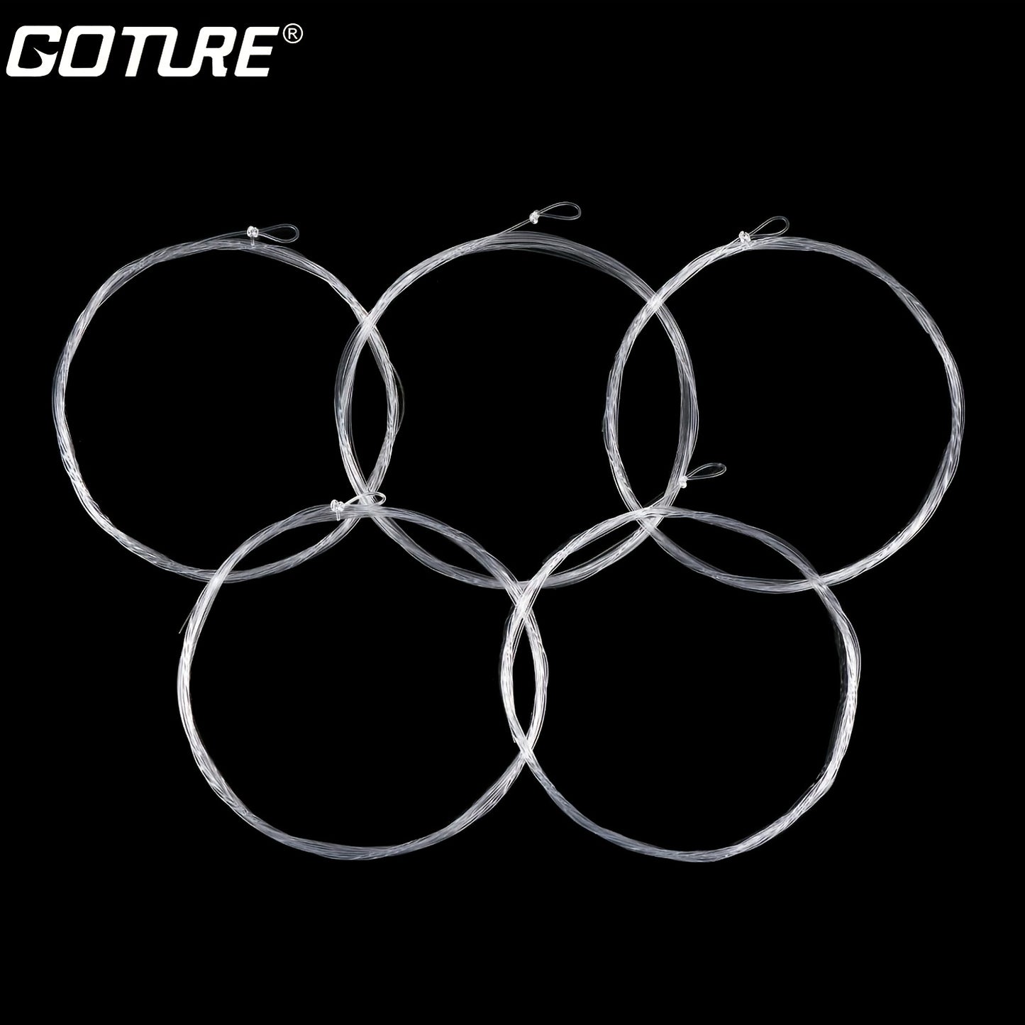 Goture Tapered Leaders: Linha de pesca com laço 0-7X disponível - Perfeita para  pesca
