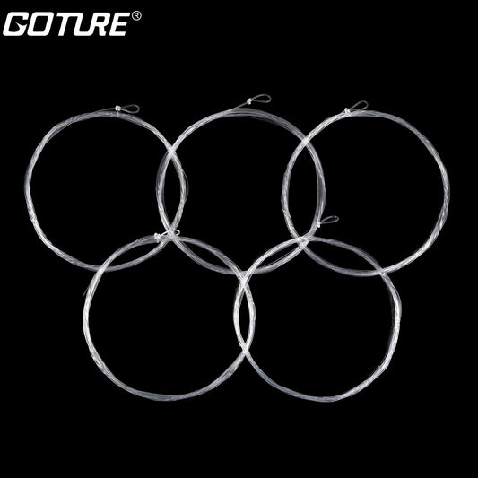Goture Tapered Leaders: Linha de pesca com laço 0-7X disponível - Perfeita para  pesca