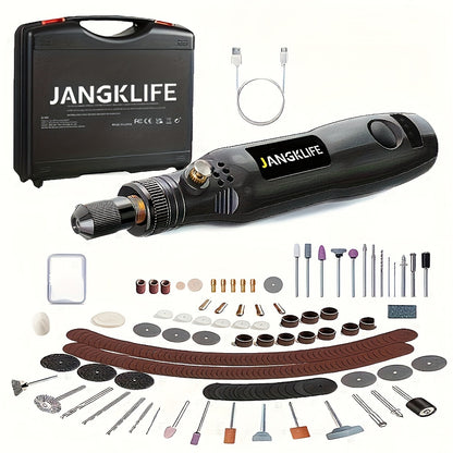Mini furadeira, kit de ferramentas rotativas com caixa, acessórios para ferramentas