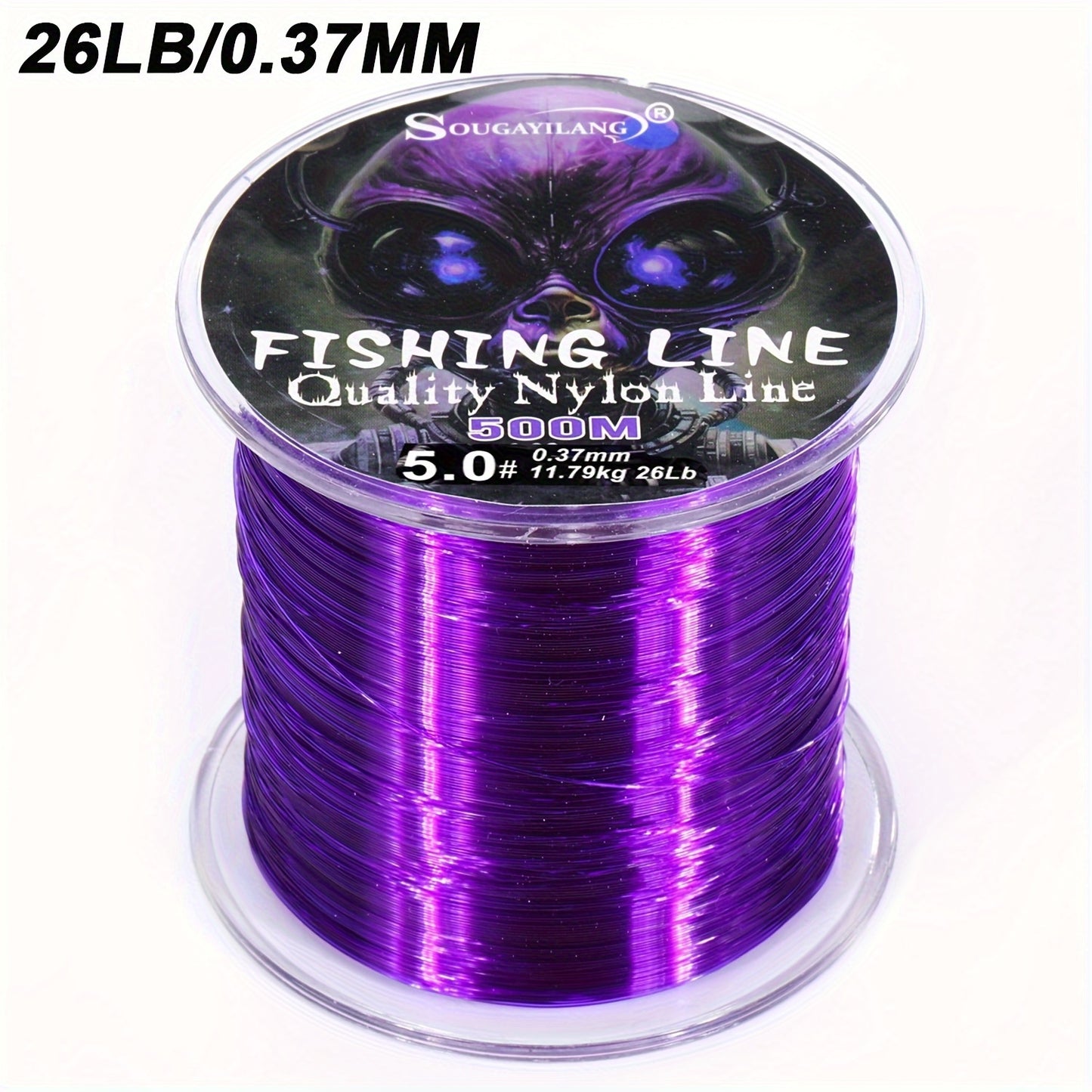 Linha de pesca de nylon ultradurável de 547 jardas/500 m da Sougayilang