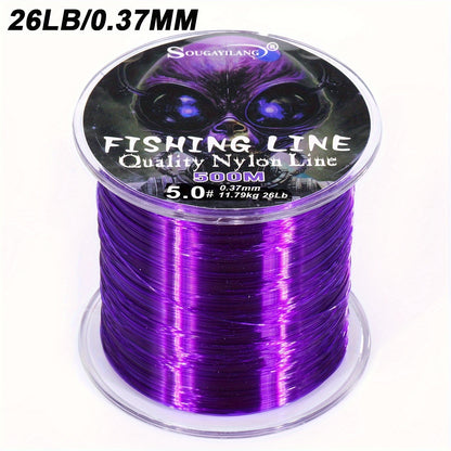 Linha de pesca de nylon ultradurável de 547 jardas/500 m da Sougayilang