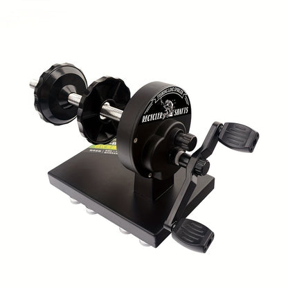Enrolador de linha de pesca Easy Spool com estação de enrolamento de carretel giratorio