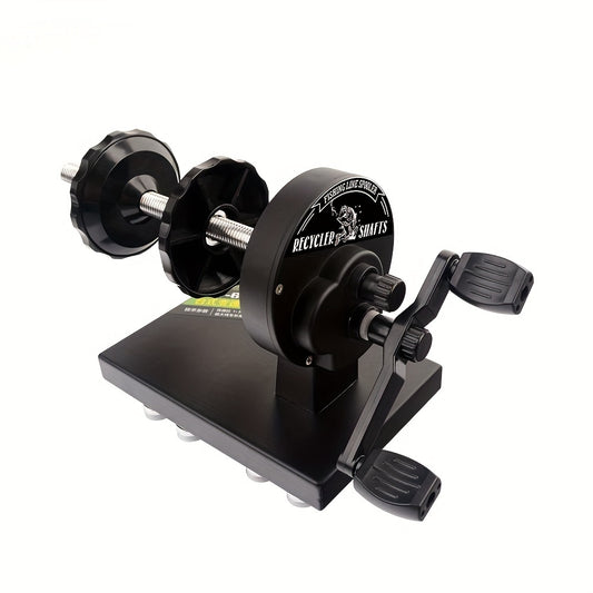 Enrolador de linha de pesca Easy Spool com estação de enrolamento de carretel giratorio