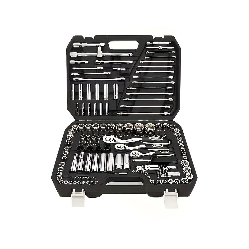 Kit de ferramentas mecânicas automotivas, Chave catraca de alta qualidade.