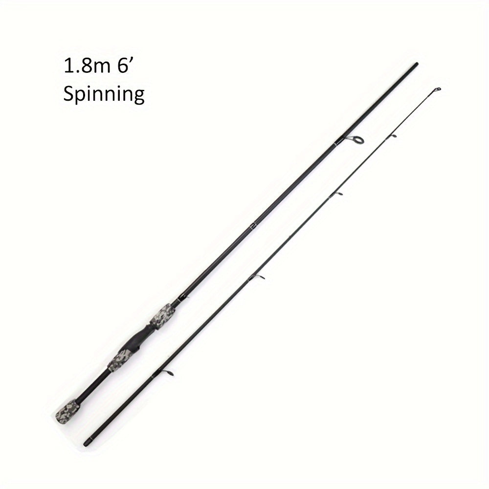 Conjunto de varas de pescar spinning/casting - 1,8 m/6', 2,1 m/7', 2,4 m/8'..