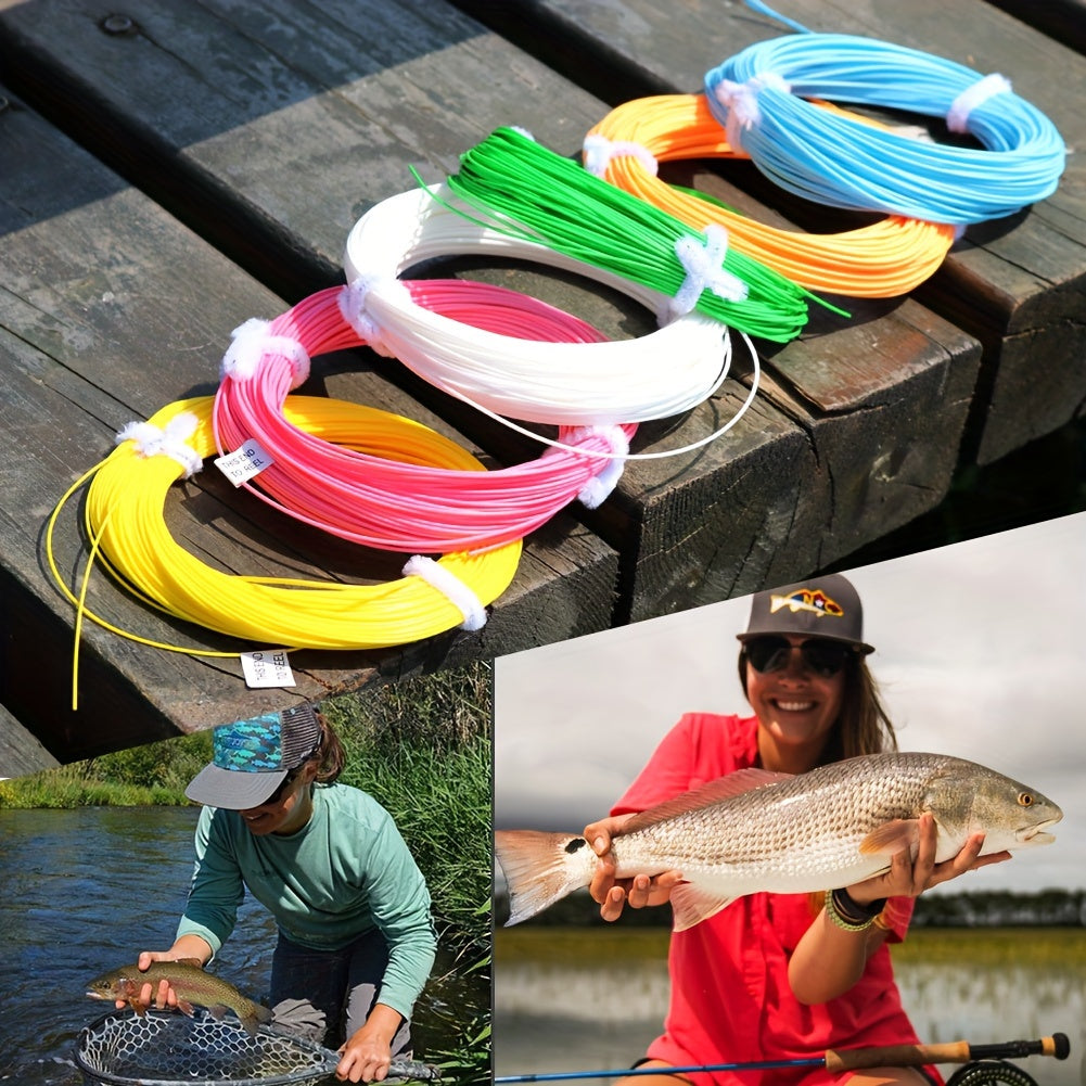 Linha de pesca com mosca Sougayilang, linha flutuante de 100 pés/30,5 m