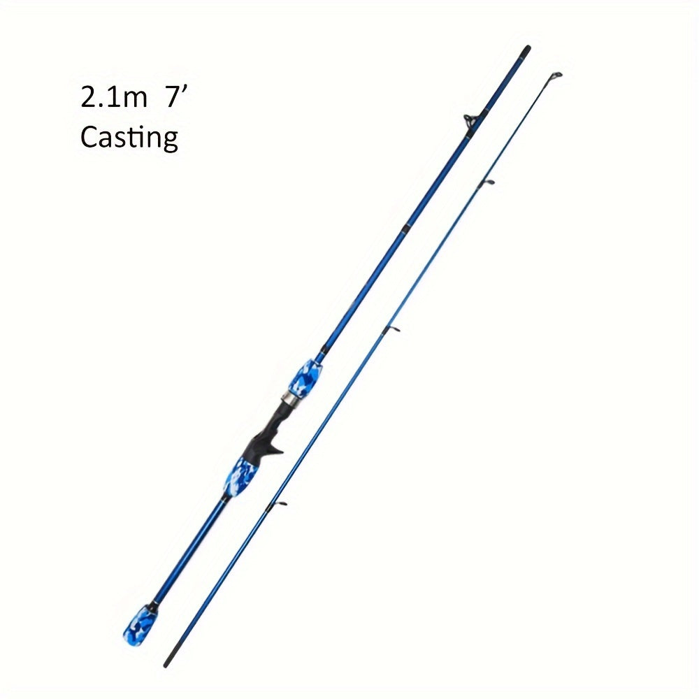 Conjunto de varas de pescar spinning/casting - 1,8 m/6', 2,1 m/7', 2,4 m/8'..