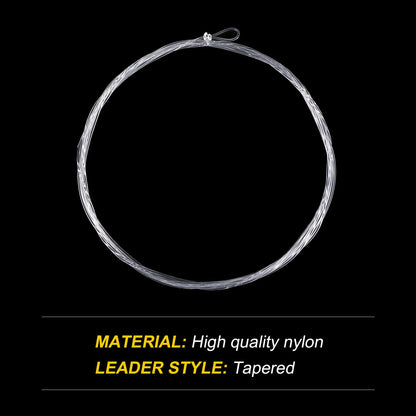 Goture Tapered Leaders: Linha de pesca com laço 0-7X disponível - Perfeita para  pesca