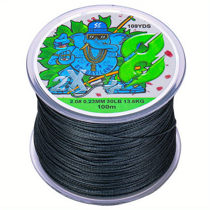 Linha de pesca trançada de PE super-forte com 8 fios