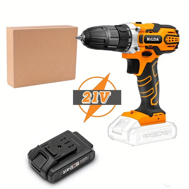 Furadeira elétrica, 1 peça, 12 V, 16,8 V, 21V, furadeira sem fio várias velocidades