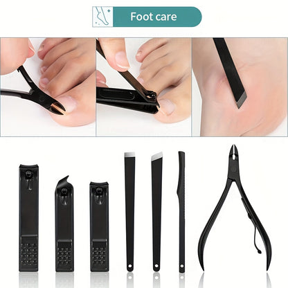kit profissional para  manicure com 10 peças