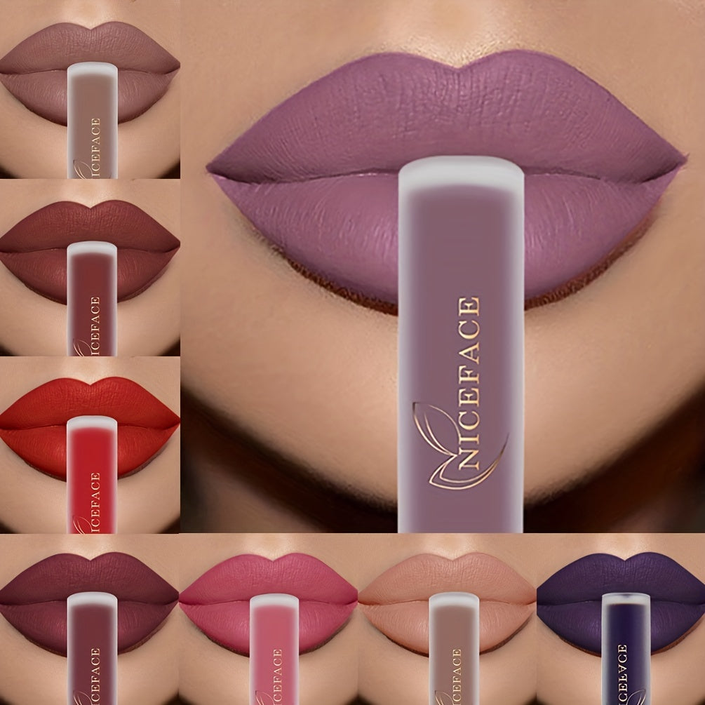 20 cores de batom matte altamente pigmentado.
