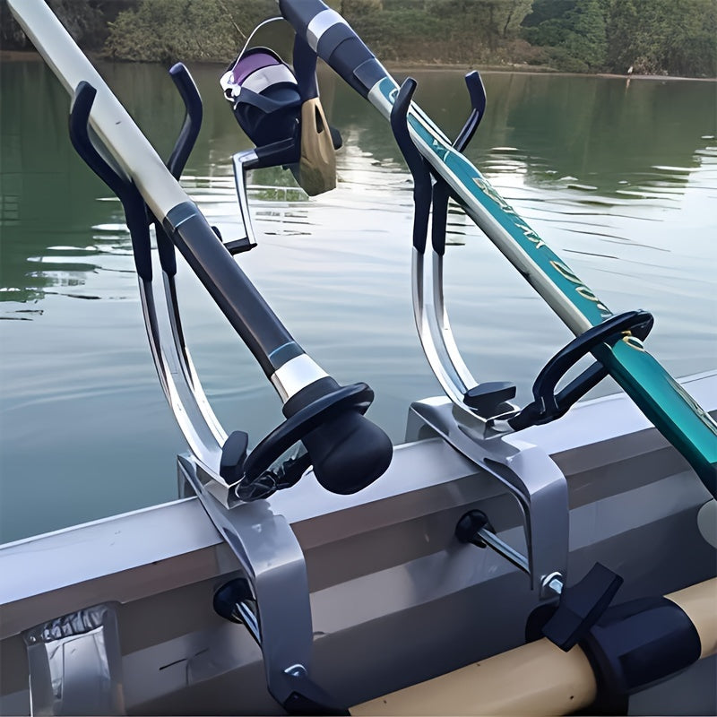 1 pacote de suporte universal para vara de pescar em barco - design de fixação segura