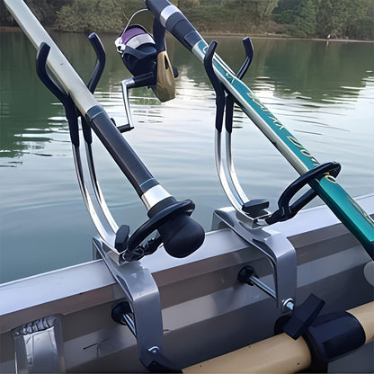 1 pacote de suporte universal para vara de pescar em barco - design de fixação segura