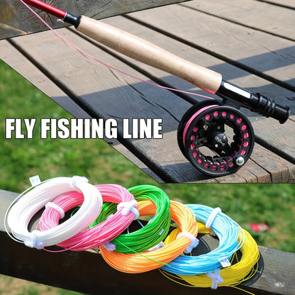 Linha de pesca com mosca Sougayilang, linha flutuante de 100 pés/30,5 m