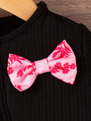 Conjunto de 2 peças de roupa feminina, doce e estilosa, blusa de manga comprida.