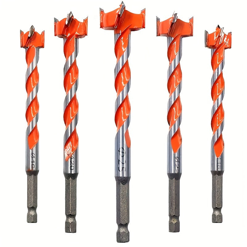 5 peças, brocas abridoras de furos premium para marcenaria.