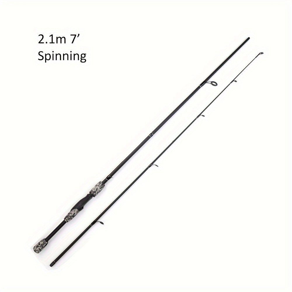 Conjunto de varas de pescar spinning/casting - 1,8 m/6', 2,1 m/7', 2,4 m/8'..