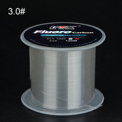 Linha de pesca de carpa monofilamento de nylon com revestimento de microfluorcar
