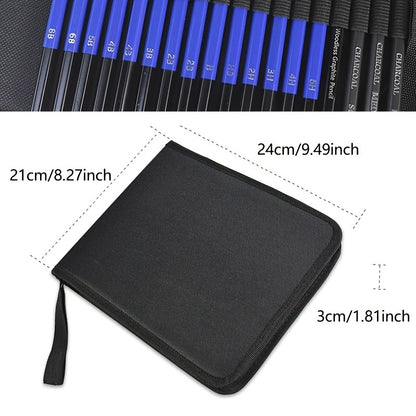 Conjunto de lápis de desenho Ultimate com 35 peças - Ferramentas premium