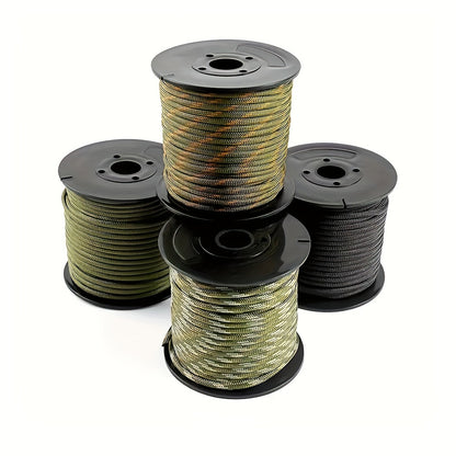 Corda multiuso de 7 fios de 100 pés/1220,47 pol. com cordão de fogo, linha de pesca