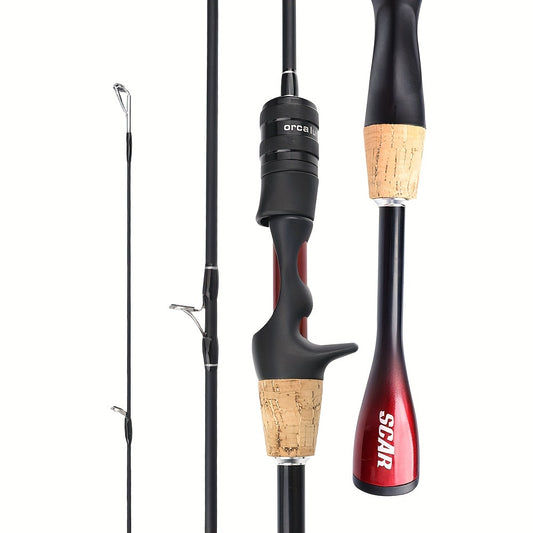 Vara de pesca ultraleve para pesca de crappie com cabo cônico