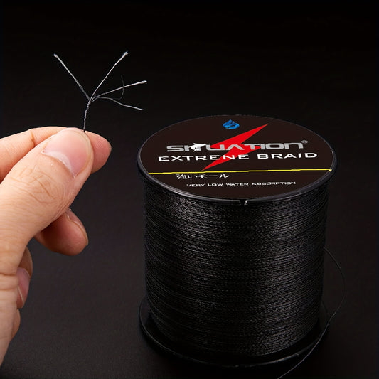 Linha de pesca resistente e suave de 500 m/1640 pés, linha trançada