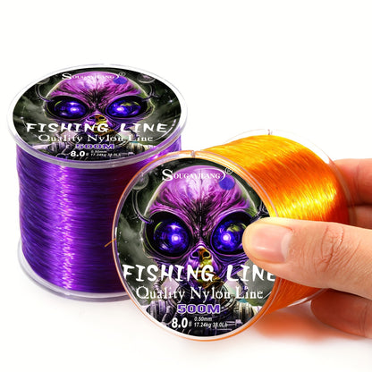 Linha de pesca de nylon ultradurável de 547 jardas/500 m da Sougayilang