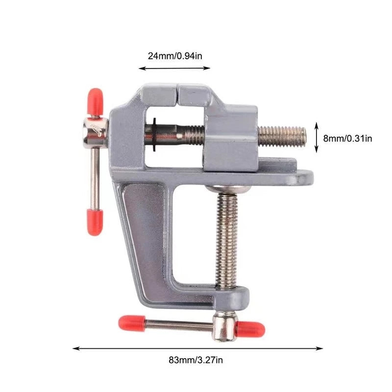 [Mini torno de bancada durável de 30 mm] Novo mini torno de bancada de alumínio FERRAMENTA IDEAL