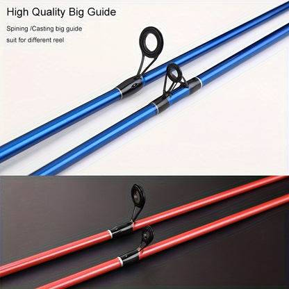 Conjunto de varas de pescar spinning/casting - 1,8 m/6', 2,1 m/7', 2,4 m/8'..
