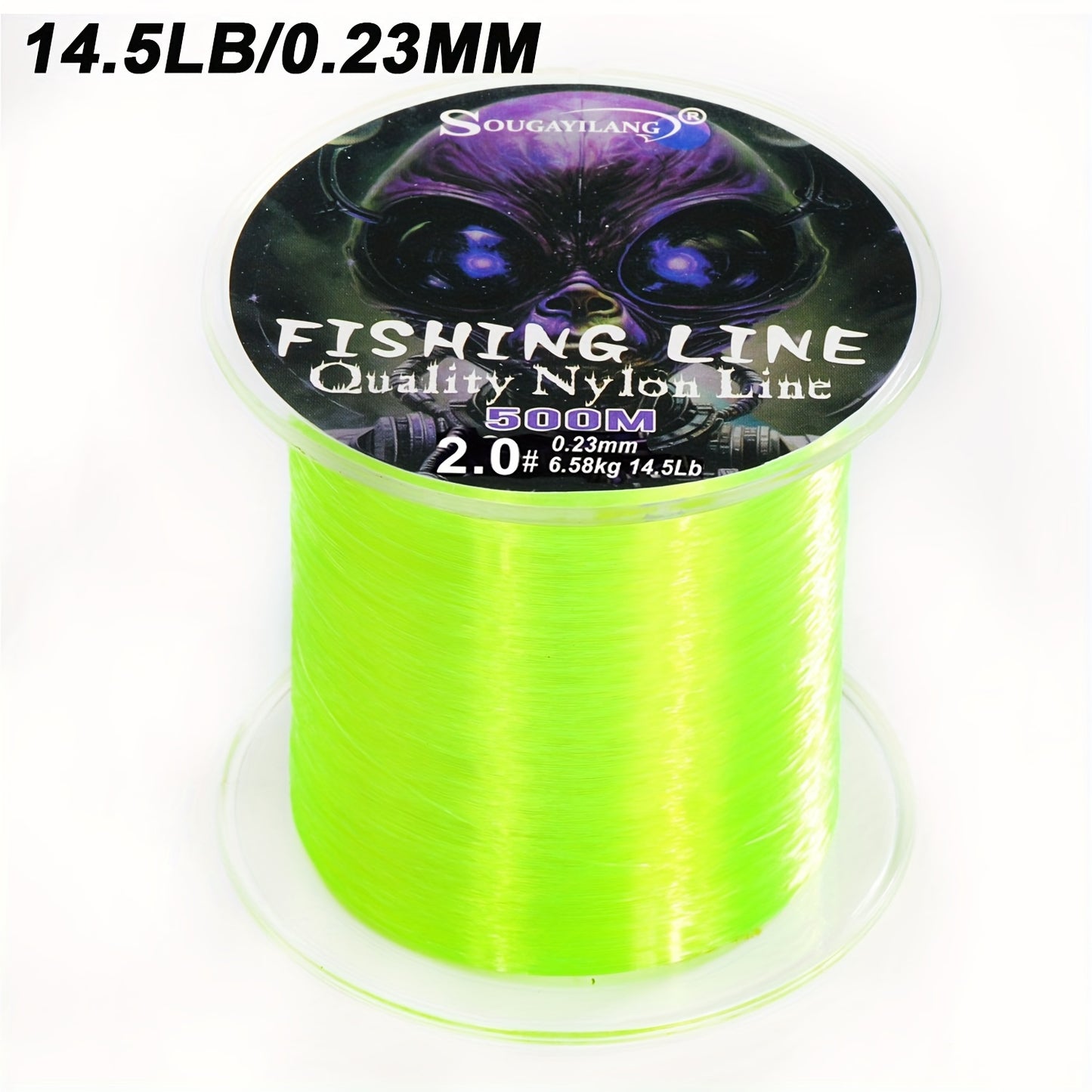 Linha de pesca de nylon ultradurável de 547 jardas/500 m da Sougayilang