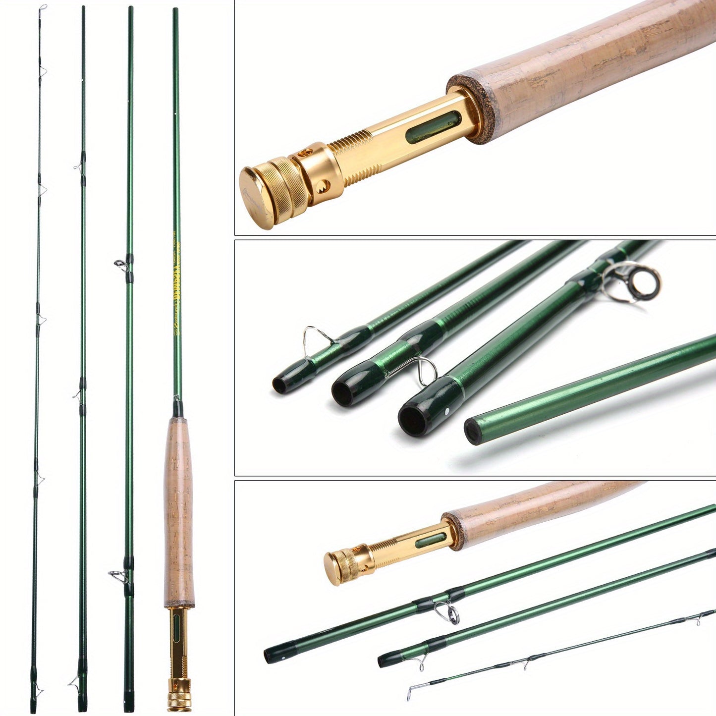 Vara de pesca com mosca Sougayilang 5/6WT em grafite