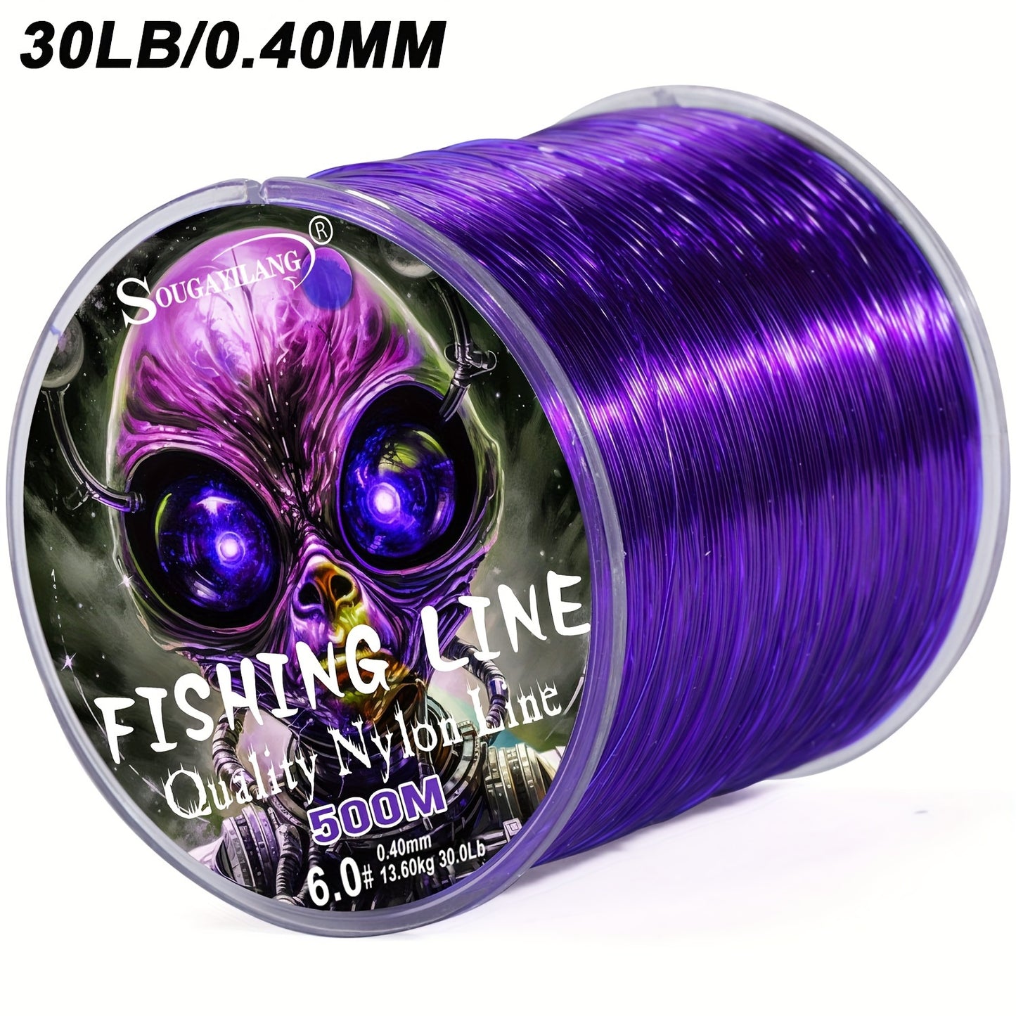 Linha de pesca de nylon ultradurável de 547 jardas/500 m da Sougayilang