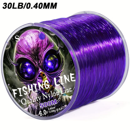 Linha de pesca de nylon ultradurável de 547 jardas/500 m da Sougayilang