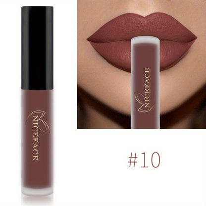 20 cores de batom matte altamente pigmentado.